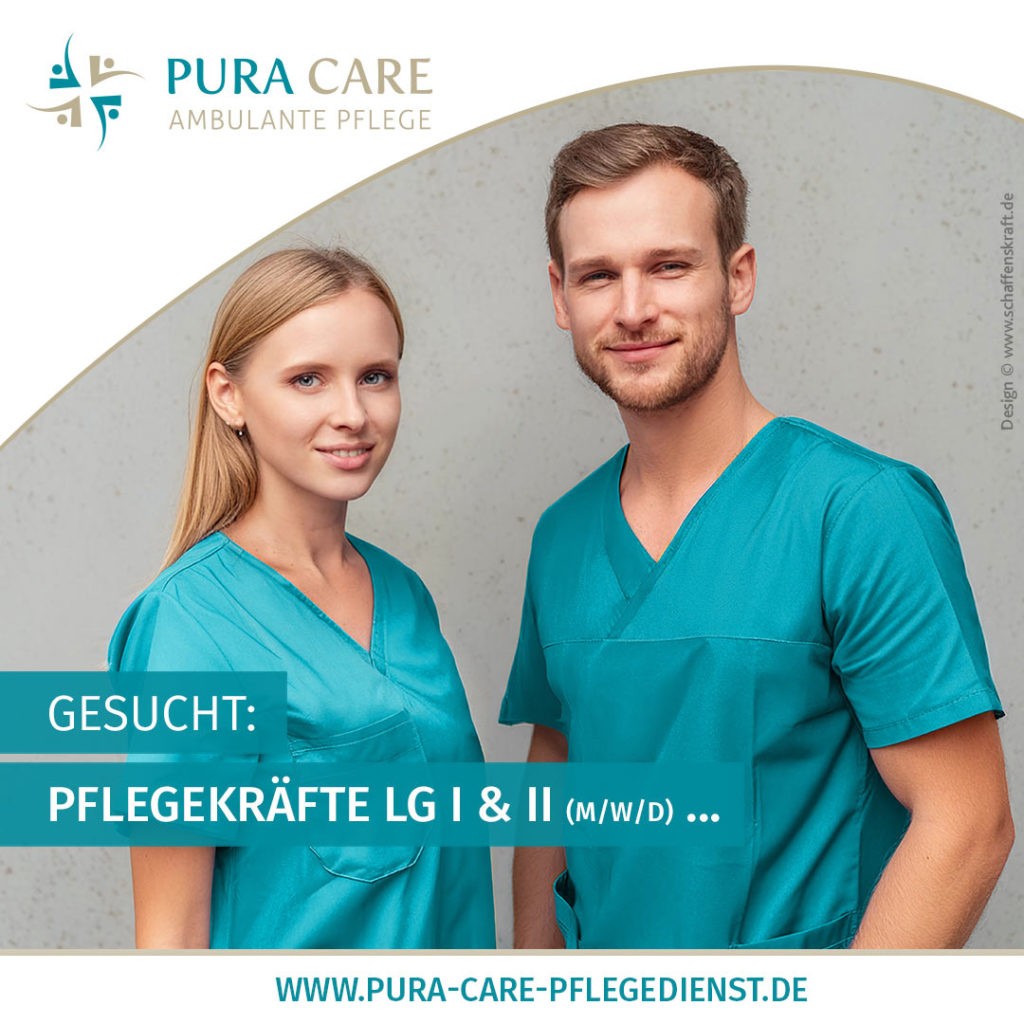 Pflegekraft LG I und II (m/w/d)